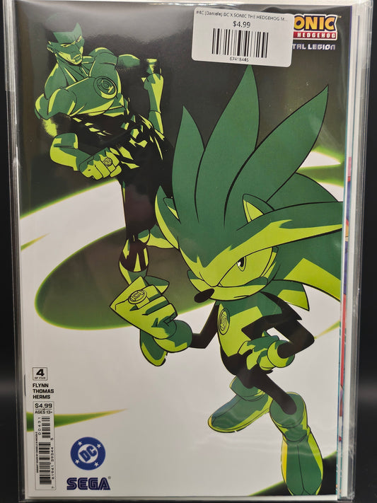 #4C (Daniele) DC X SONIC THE HEDGEHOG METAL LEGION (OF 5 DANIELE DI NICUOLO CARD STOCK VAR)