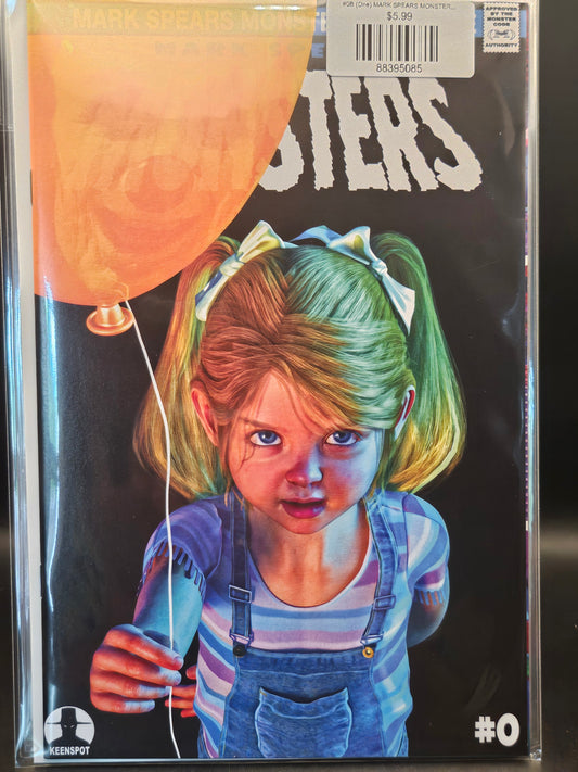 #0B (One) MARK SPEARS MONSTERS (DELUXE EDITION ONE SHOT MARK SPEARS A NEW FRIEND VAR)