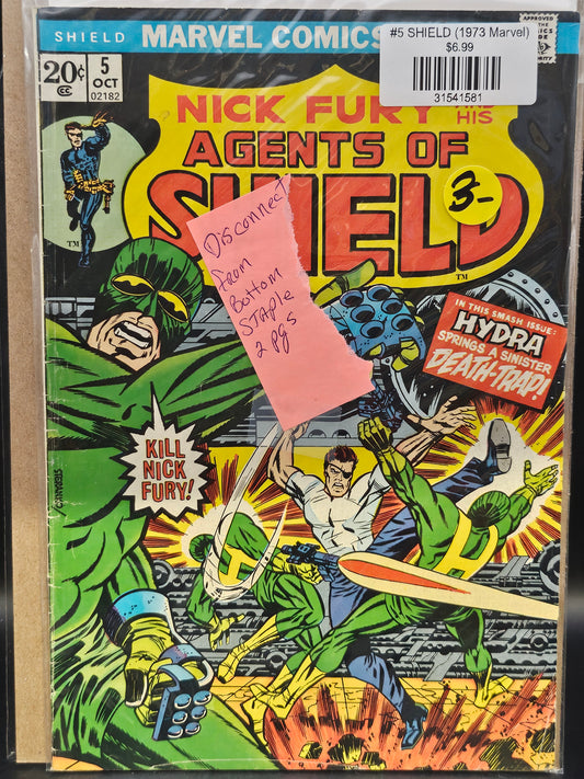 #5 SHIELD (1973 Marvel)