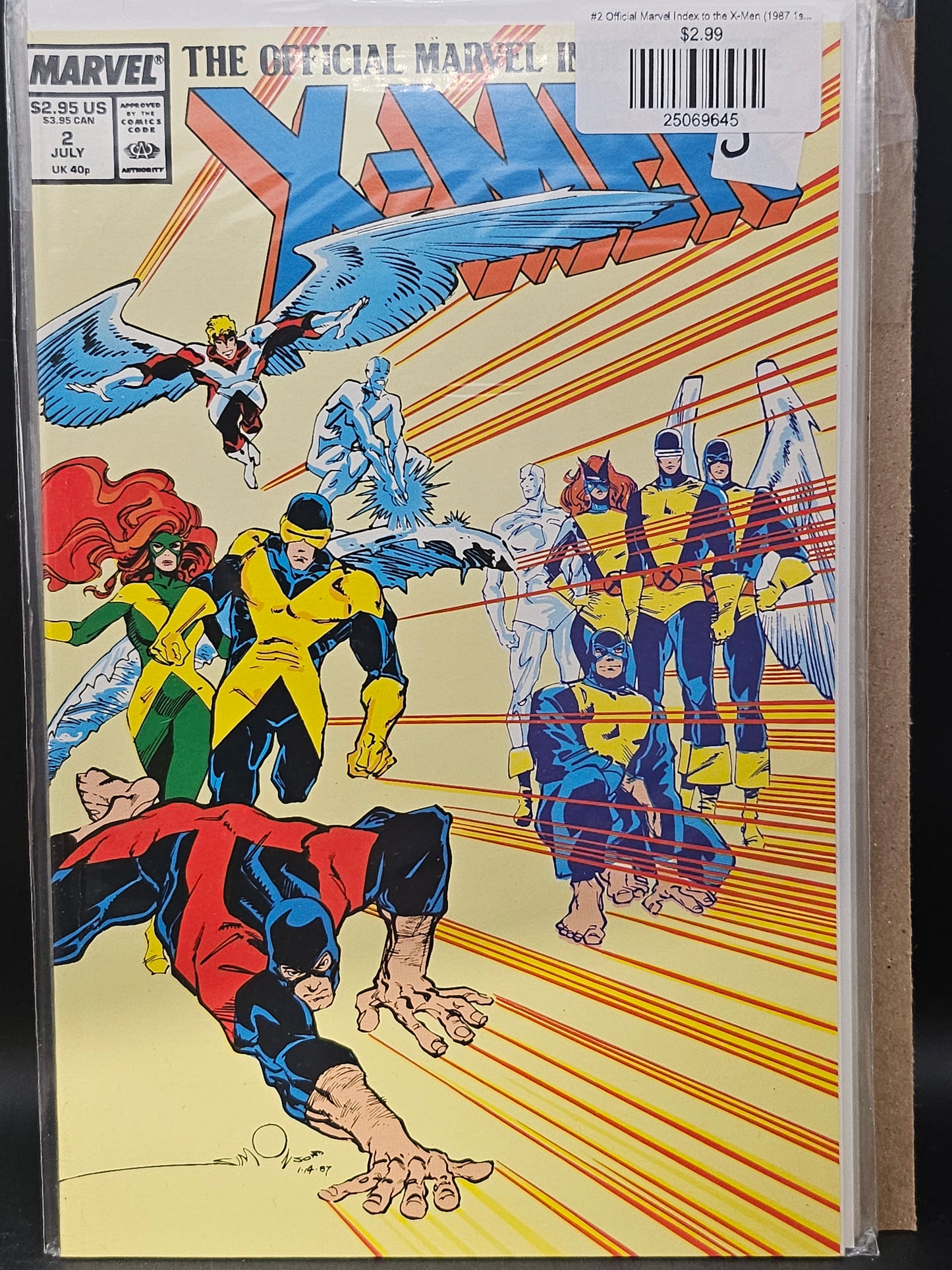 #2 Official Marvel Index to the X-Men (1987 1st Series)
