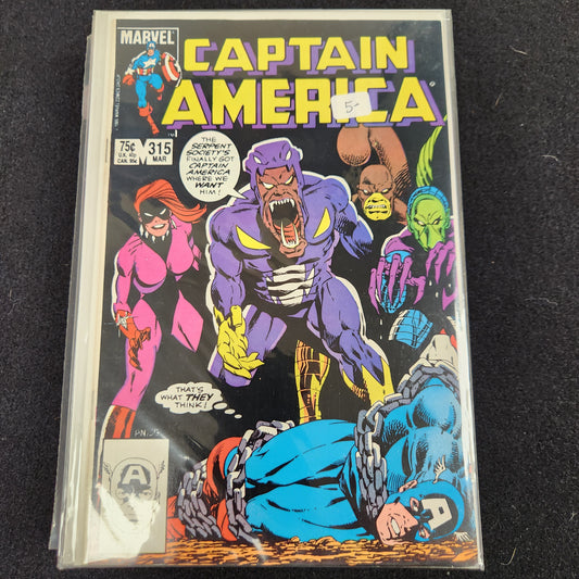 Captain America – Marvel – 1968–1996 – Volume 1 – Ongoing Series – #315