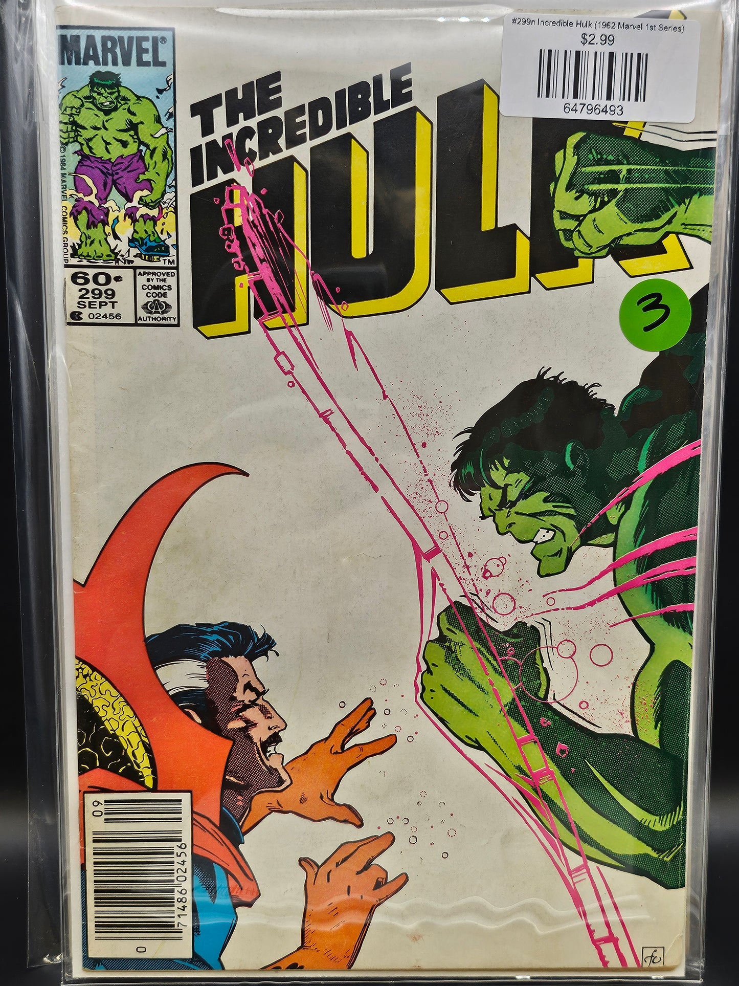 #299n Incredible Hulk (1962 Marvel 1st Series)