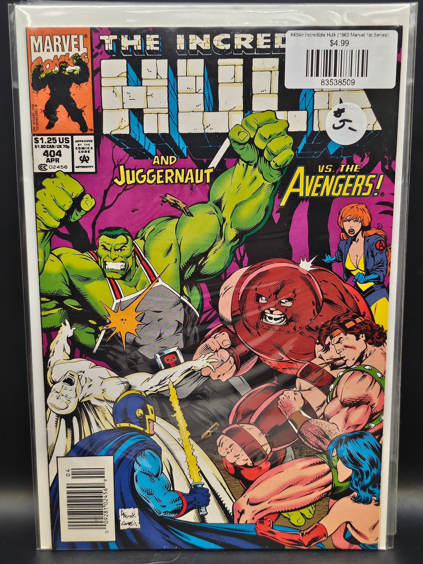 #404n Incredible Hulk (1962 Marvel 1st Series)