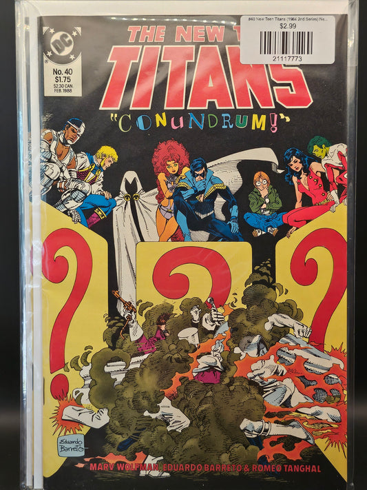 #40 New Teen Titans (1984 2nd Series) New Titans