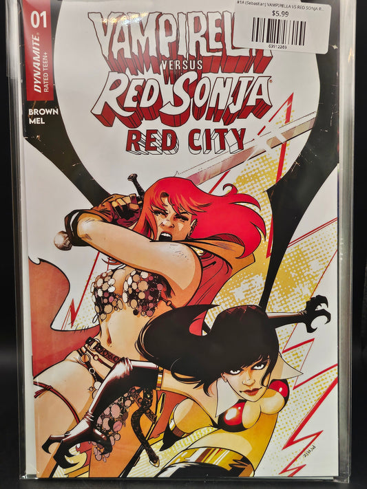 #1A (Sebastian) VAMPIRELLA VS RED SONJA RED CITY (SEBASTIAN PIRIZ)