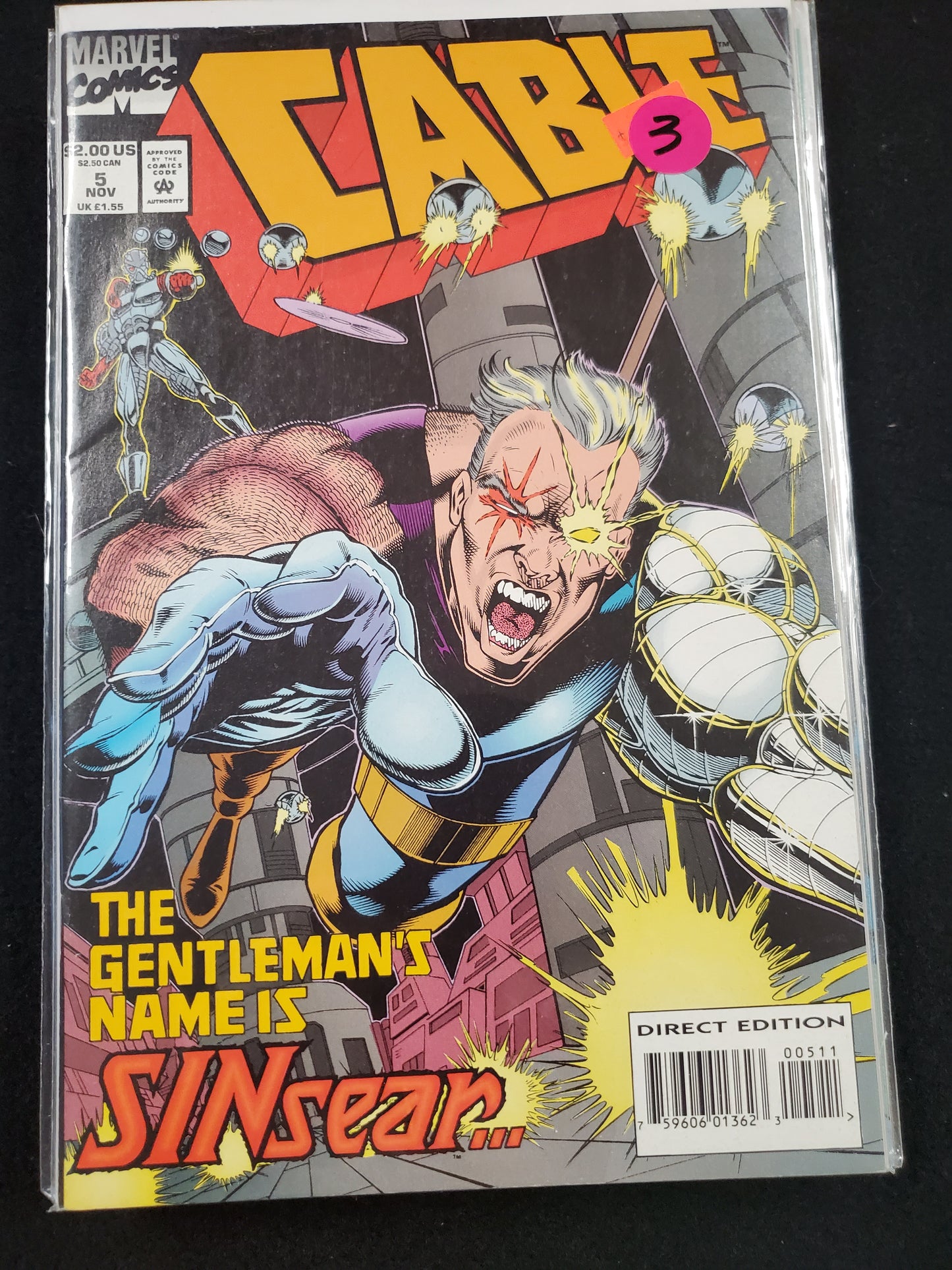 Cable – Marvel Comics – 1993–2002 – Volume 1 – #5