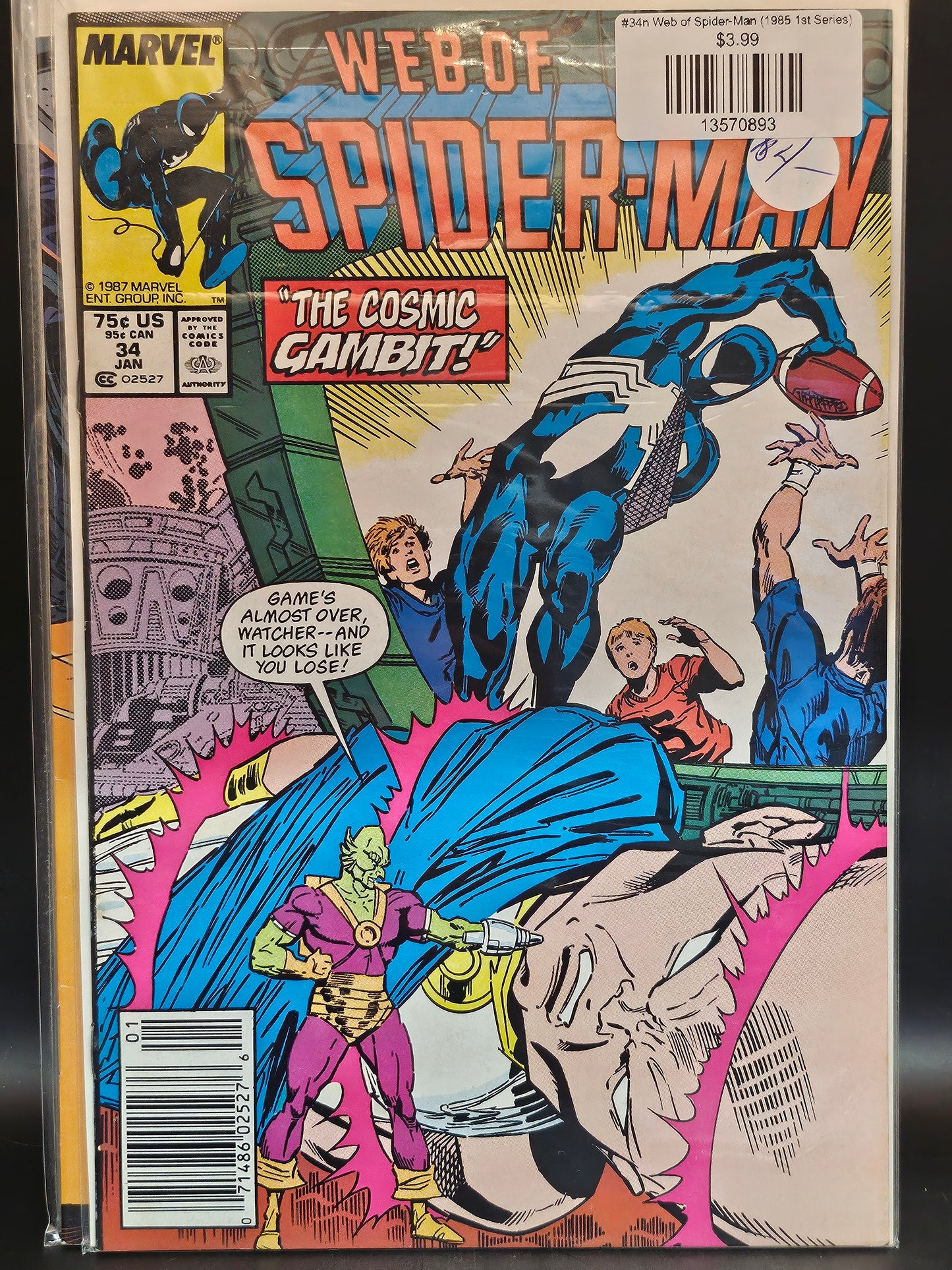 #34n Web of Spider-Man (1985 1st Series)