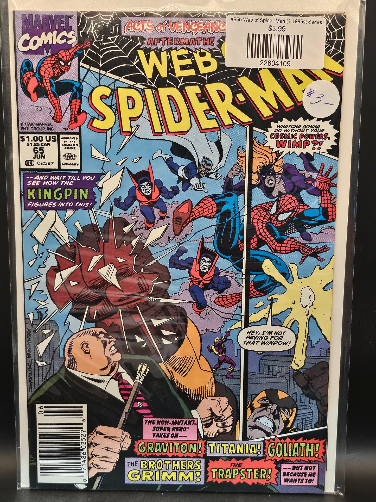 #65n Web of Spider-Man (1985 1st Series)