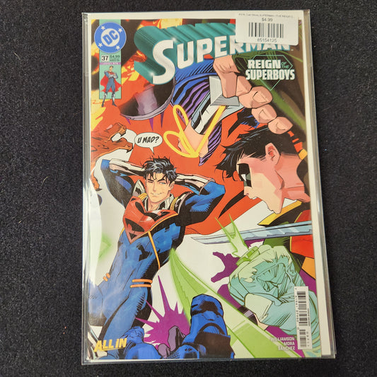 #37A (Dan Mora) SUPERMAN (THE REIGN OF THE SUPERBOYS)