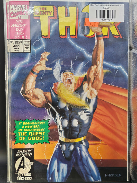 #460d Thor (1962 Marvel 1st Series Journey Into Mystery)