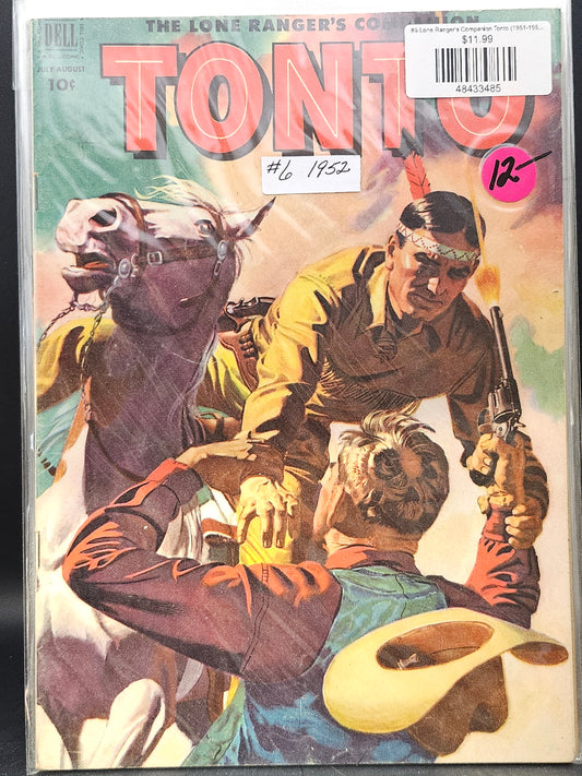#6 Lone Ranger's Companion Tonto (1951-1959 Dell)
