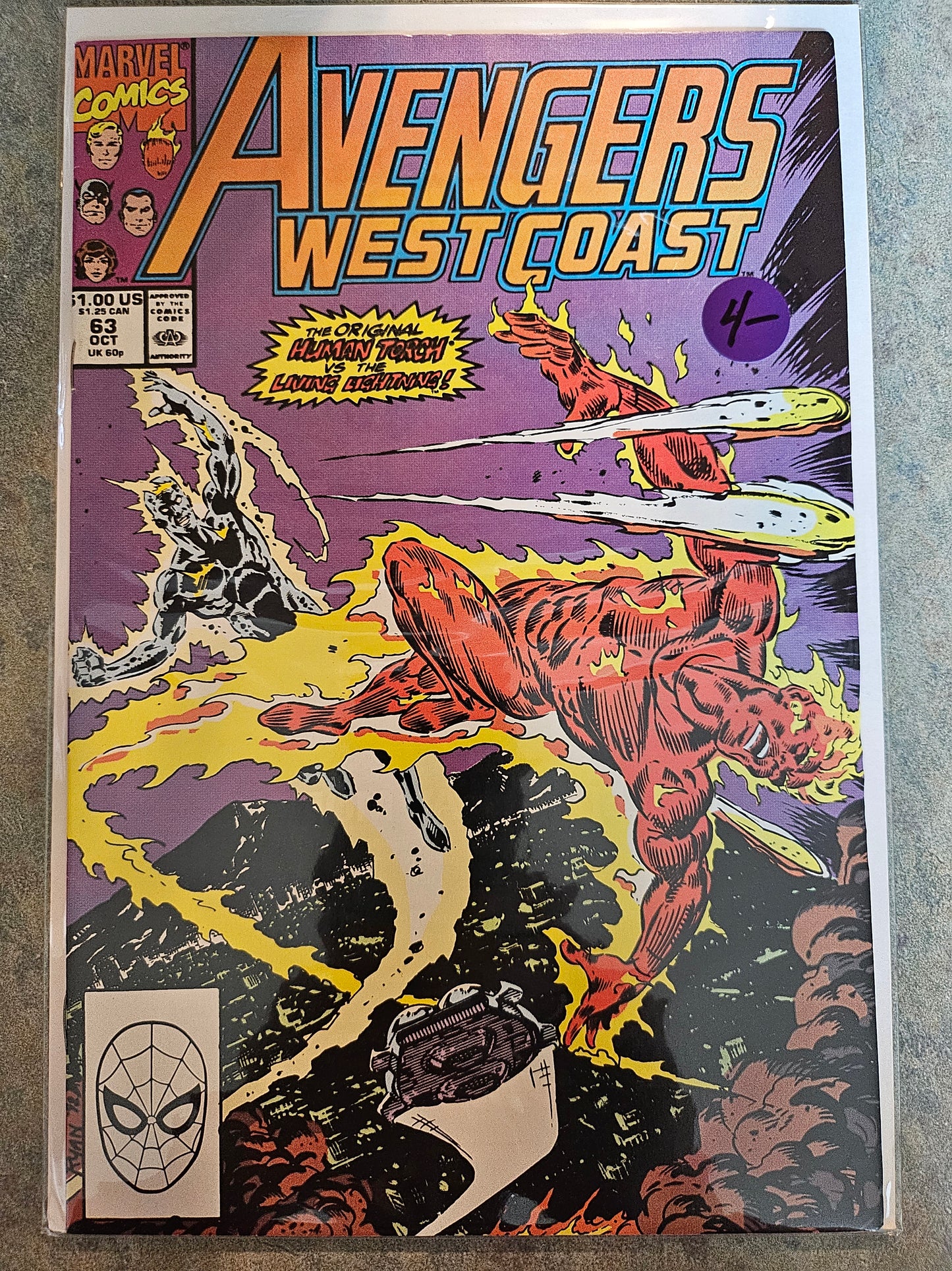 Avengers West Coast – Marvel Comics – (1989–1994) – Volume 1 – #63