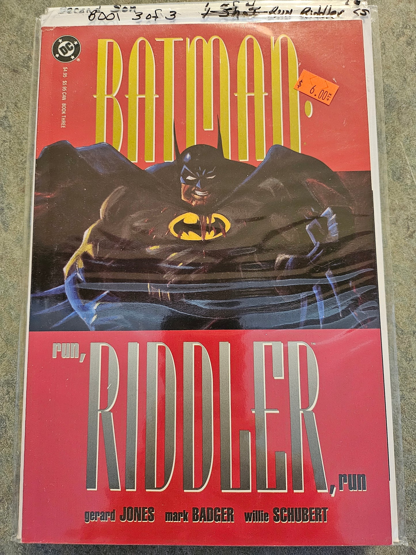 Batman: Run, Riddler, Run – DC Comics – (1992) – Volume 1 – Limited Series – #3 of 3
