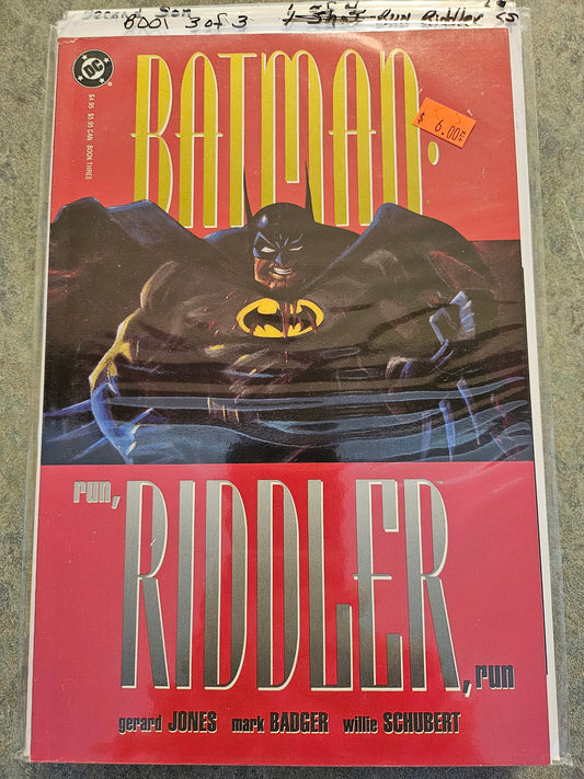 Batman: Run, Riddler, Run – DC Comics – (1992) – Volume 1 – Limited Series – #3 of 3