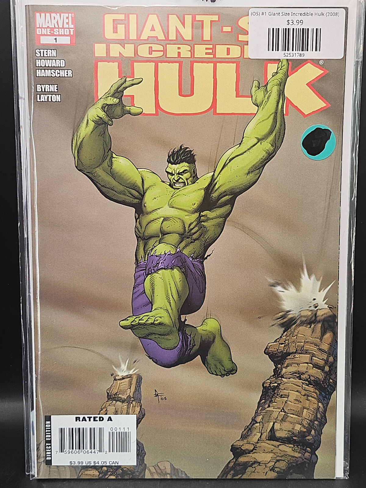 (OS) #1 Giant Size Incredible Hulk (2008)