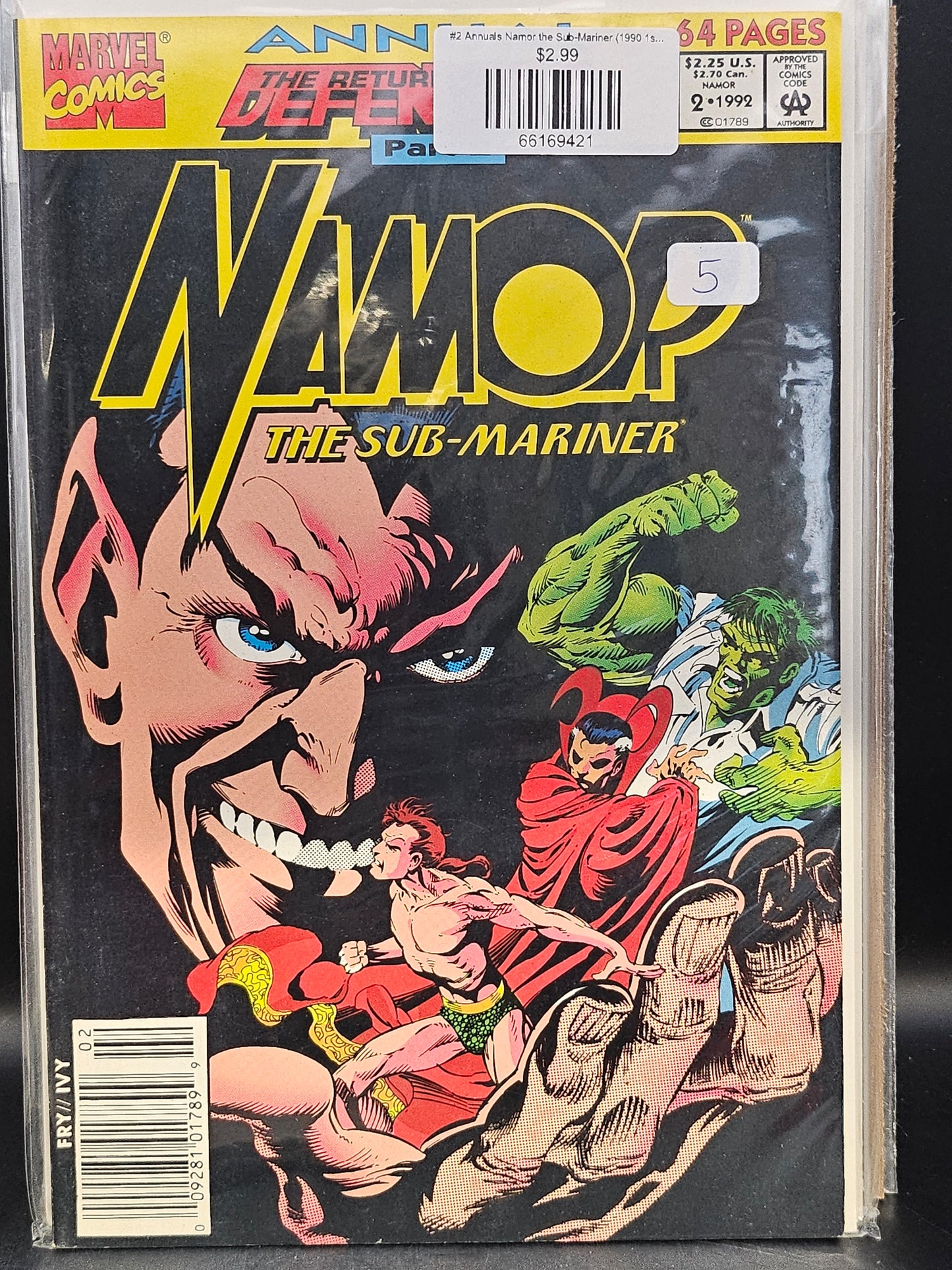 #2 Annuals Namor the Sub-Mariner (1990 1st Series)