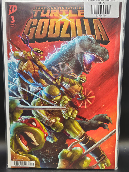 #3A Teenage Mutant Ninja Turtles X Godzilla (2025 IDW)