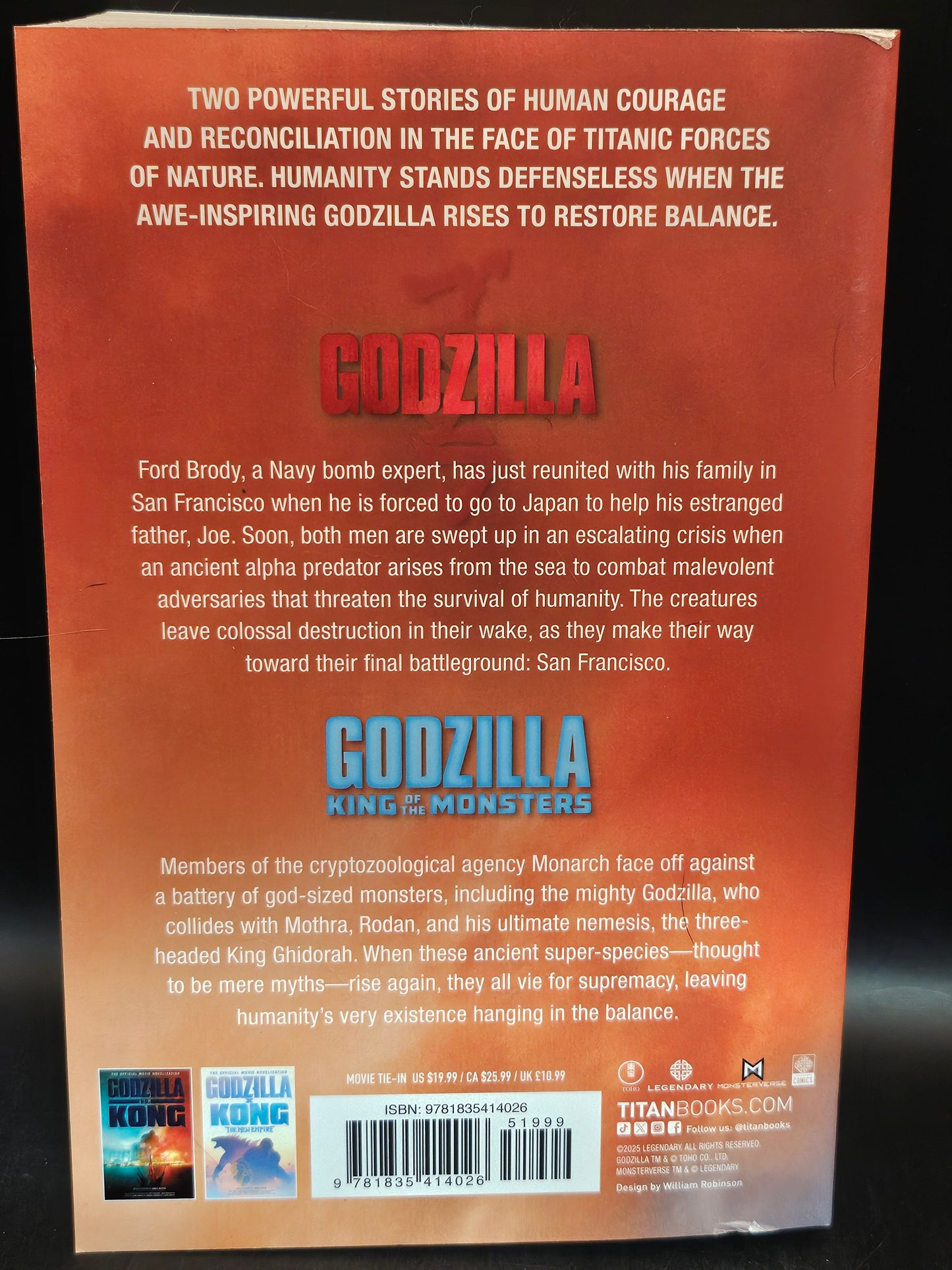 Book Godzilla & Godzilla King of the Monsters PB