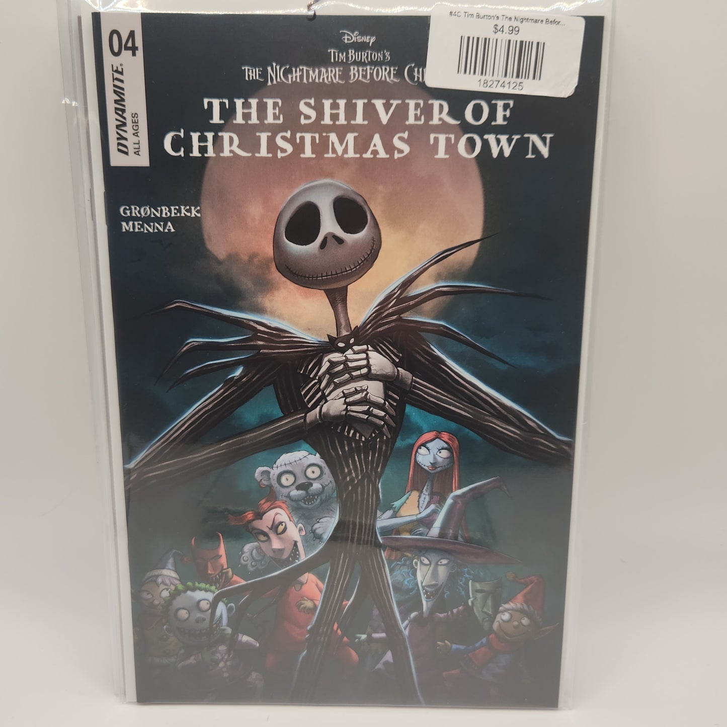 #4C Tim Burton's The Nightmare Before Christmas The Shiver of Christmas Town (2026 Dynamite)