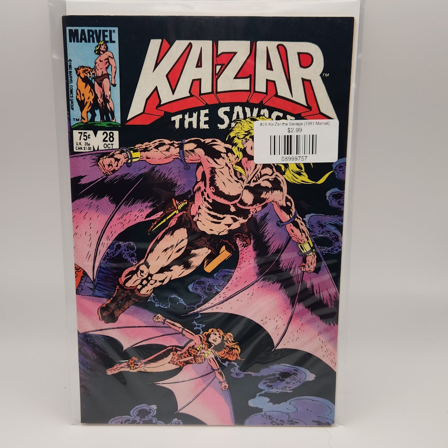 #28 Ka-Zar the Savage (1981 Marvel)