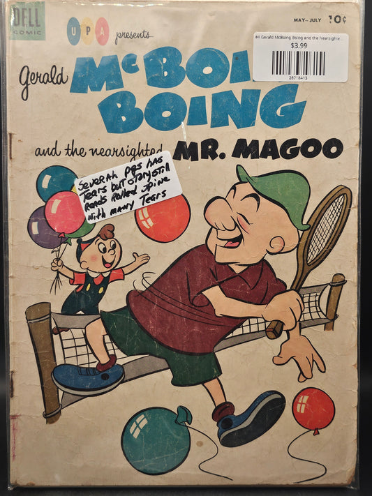 #4 Gerald McBoing Boing and the Nearsighted Mr. Magoo (1952-1953 Dell)