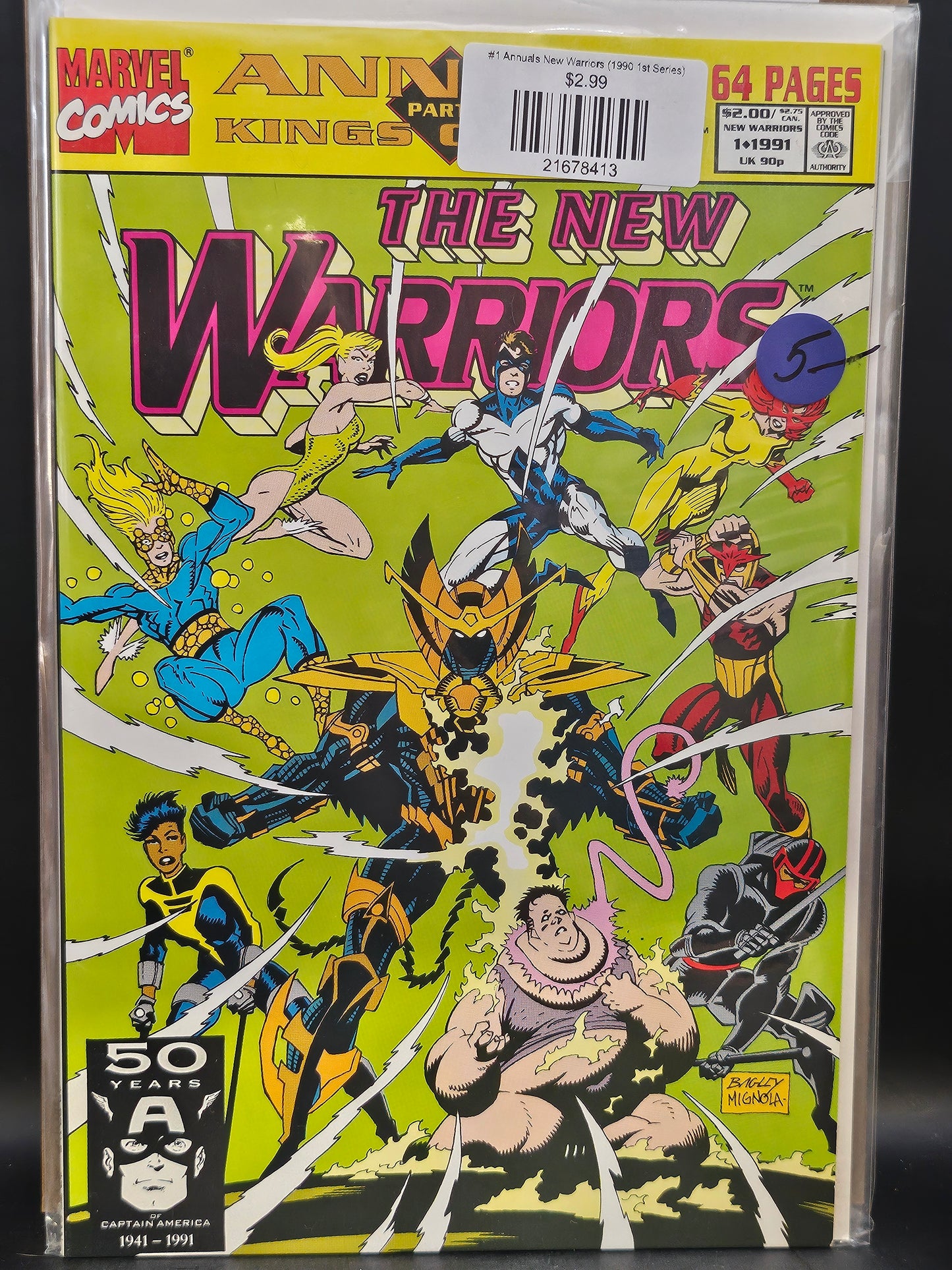 #1 Annuals New Warriors (1990 1st Series)