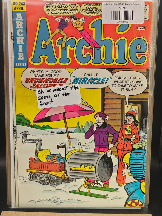 #243 Archie (1943 Archie Comics)