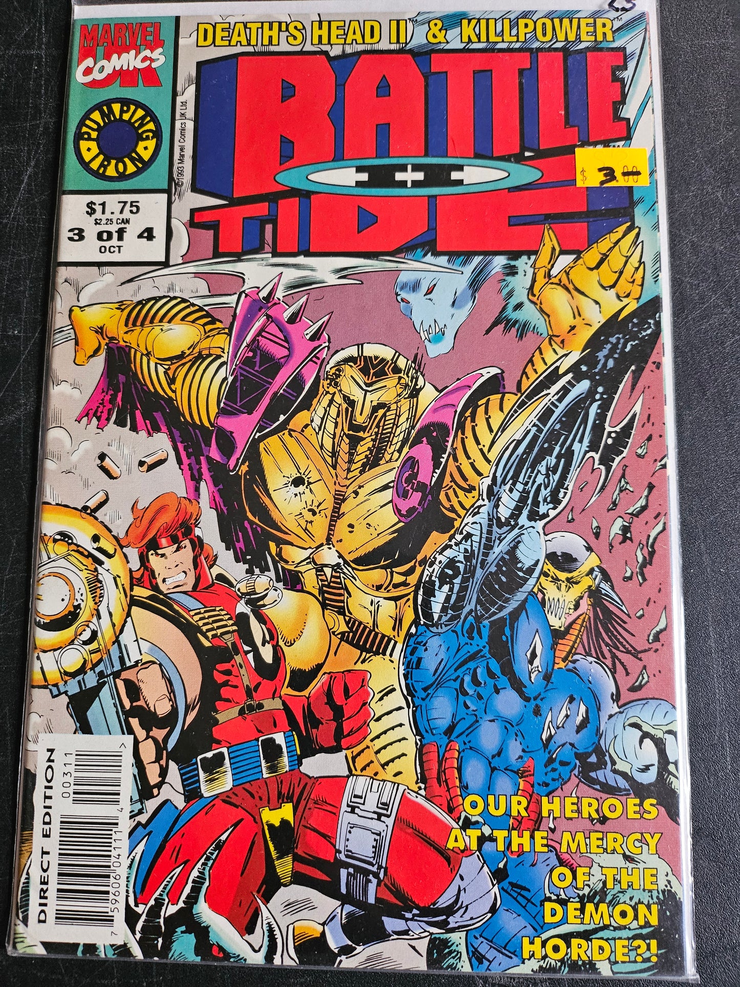 Battletide II – Marvel UK – (1993) – Volume 1 – Limited Series - #3 of 4