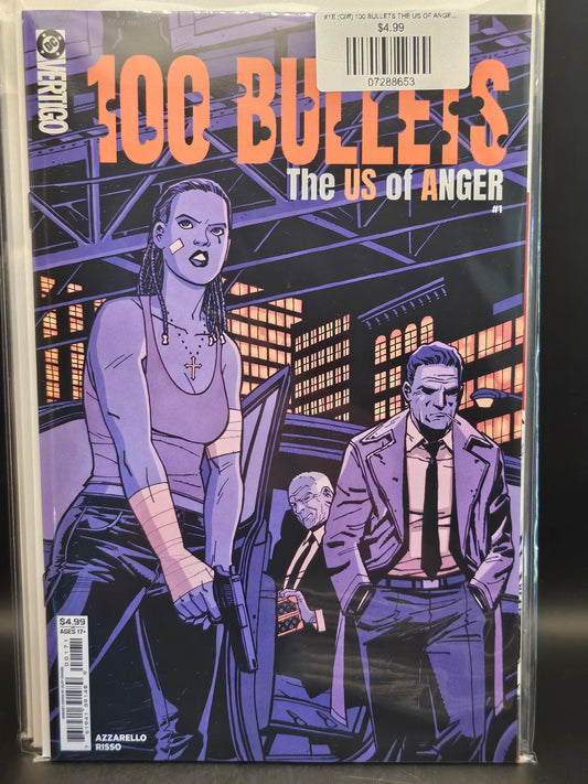 #1E (Cliff) 100 BULLETS THE US OF ANGER (OF 8 CLIFF CHIANG CARD STOCK VAR MR)