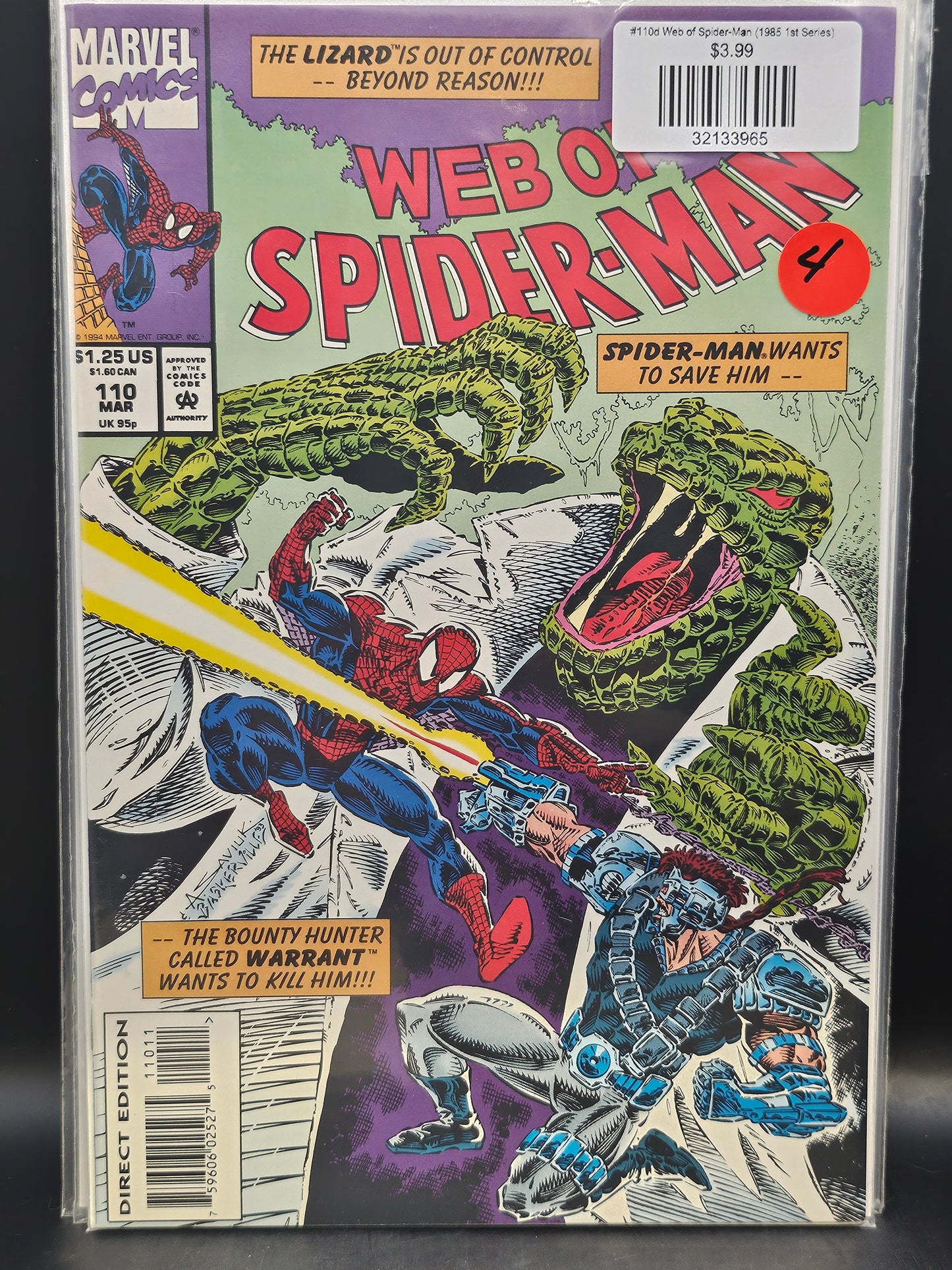 #110d Web of Spider-Man (1985 1st Series)