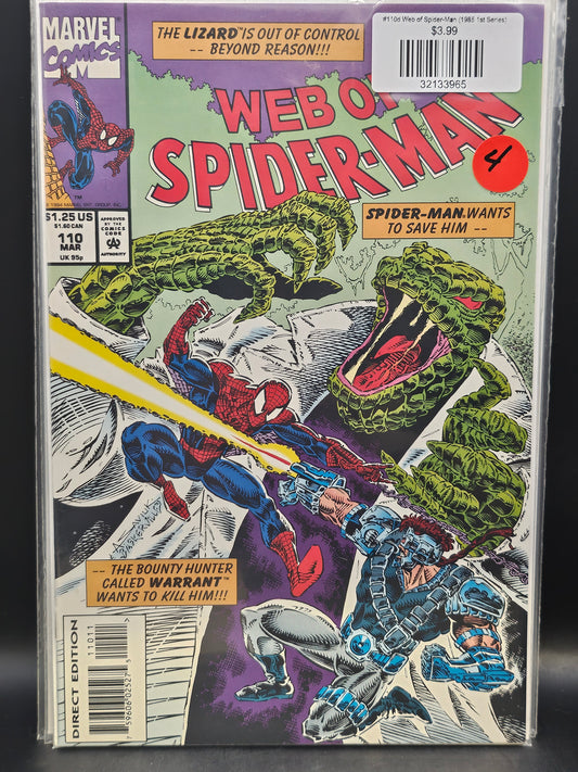 #110d Web of Spider-Man (1985 1st Series)