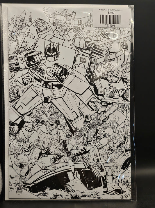 #23G (Tom) GI JOE (TOM REILLY TRANSFORMERS B&W ENERGON UNIVERSE 3RD ANNIVERSARY CONNECTING VAR)
