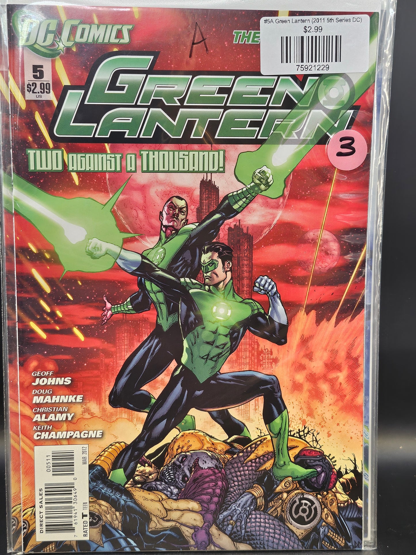 #5A Green Lantern (2011 5th Series DC)
