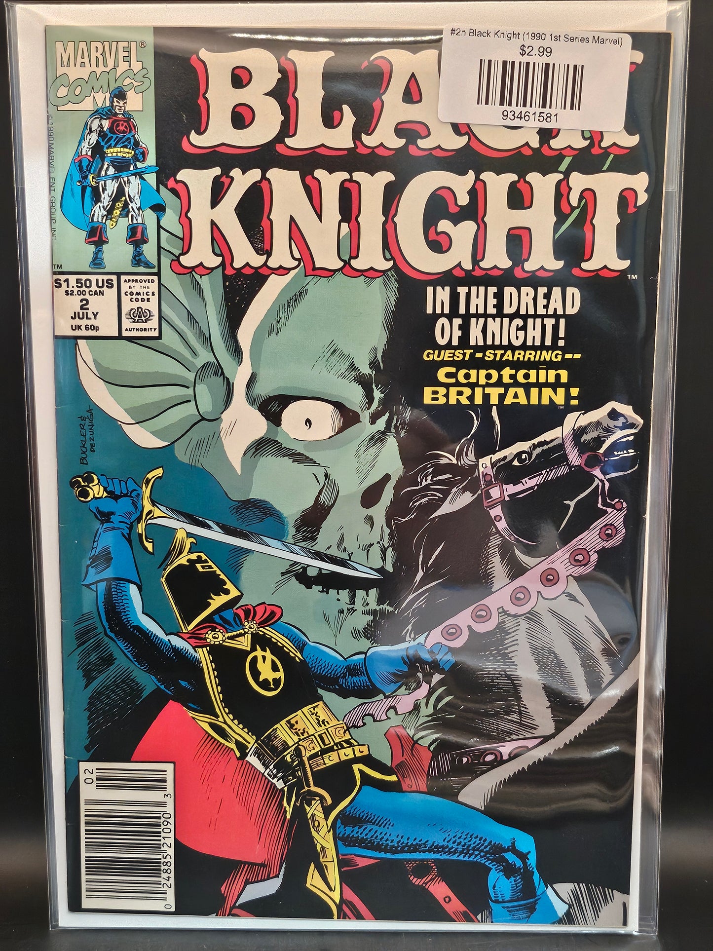 #2n Black Knight (1990 1st Series Marvel)