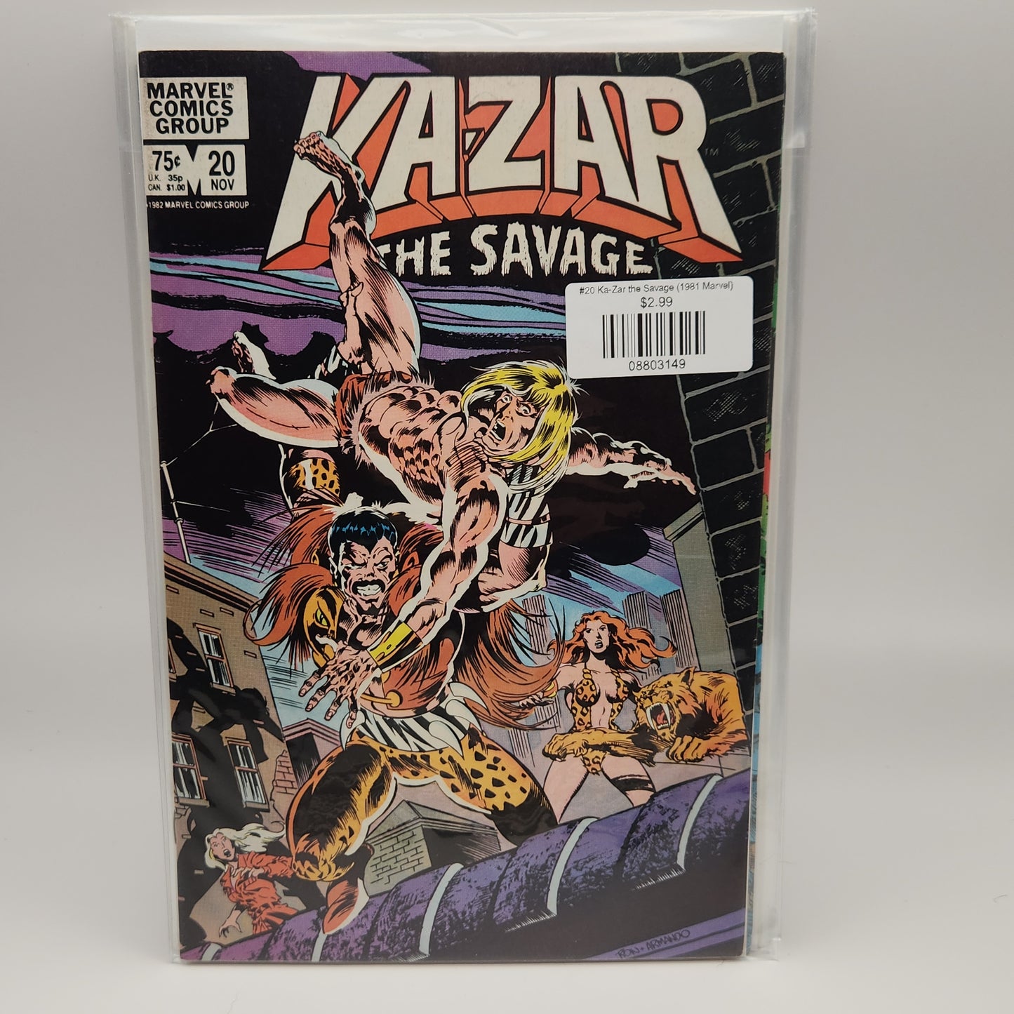 #20 Ka-Zar the Savage (1981 Marvel)