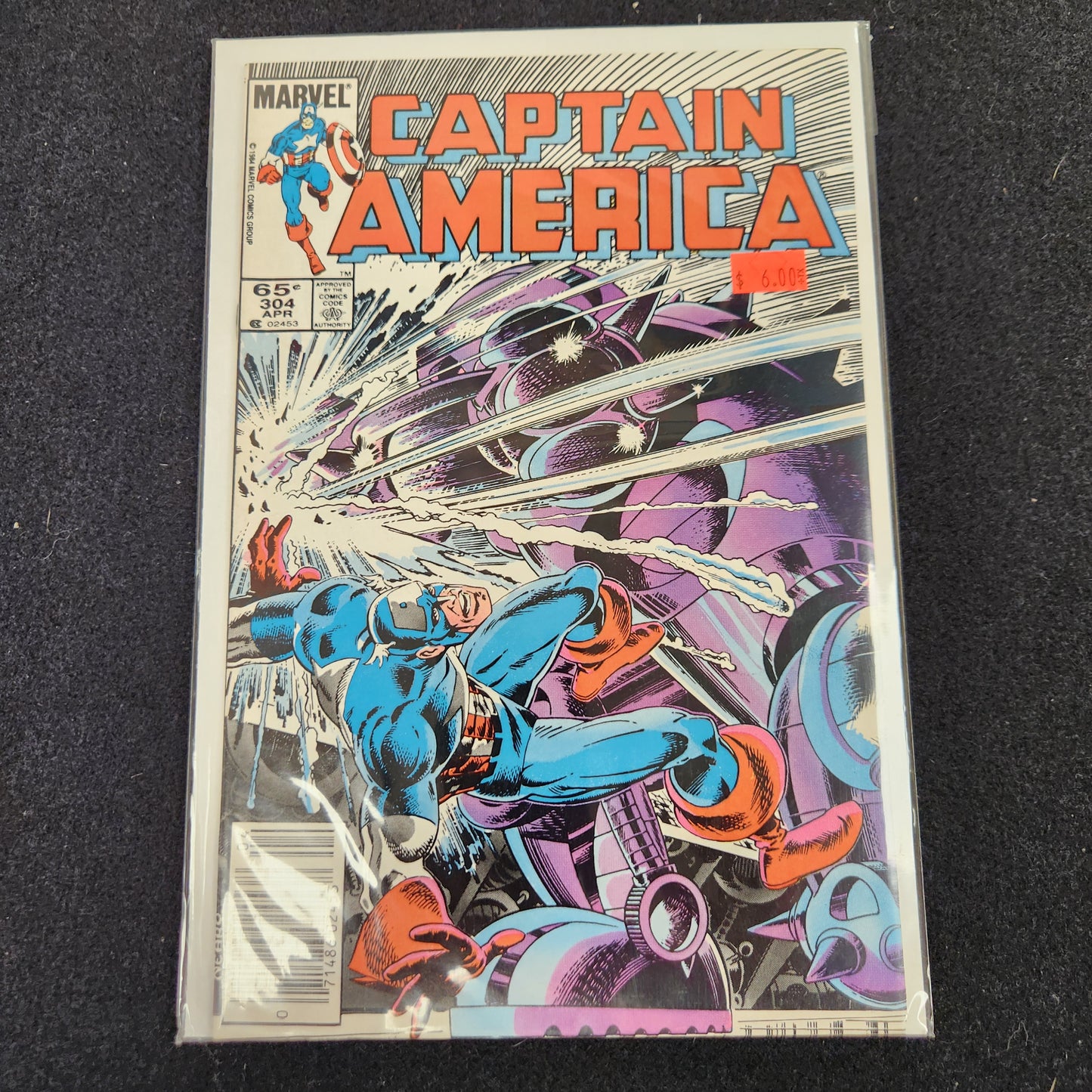 Captain America – Marvel – 1968–1996 – Volume 1 – Ongoing Series – #304