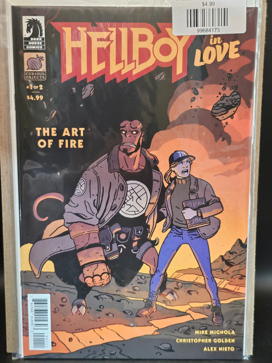 #1 Hellboy in Love The Art of Fire (2025 Dark Horse)