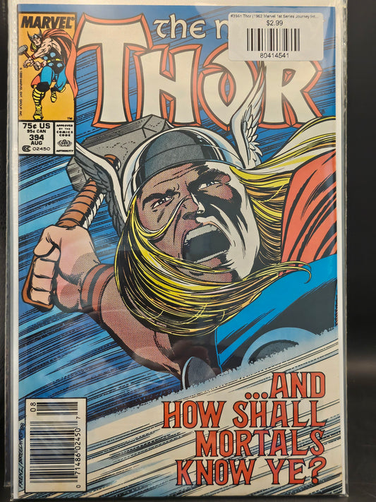 #394n Thor (1962 Marvel 1st Series Journey Into Mystery)