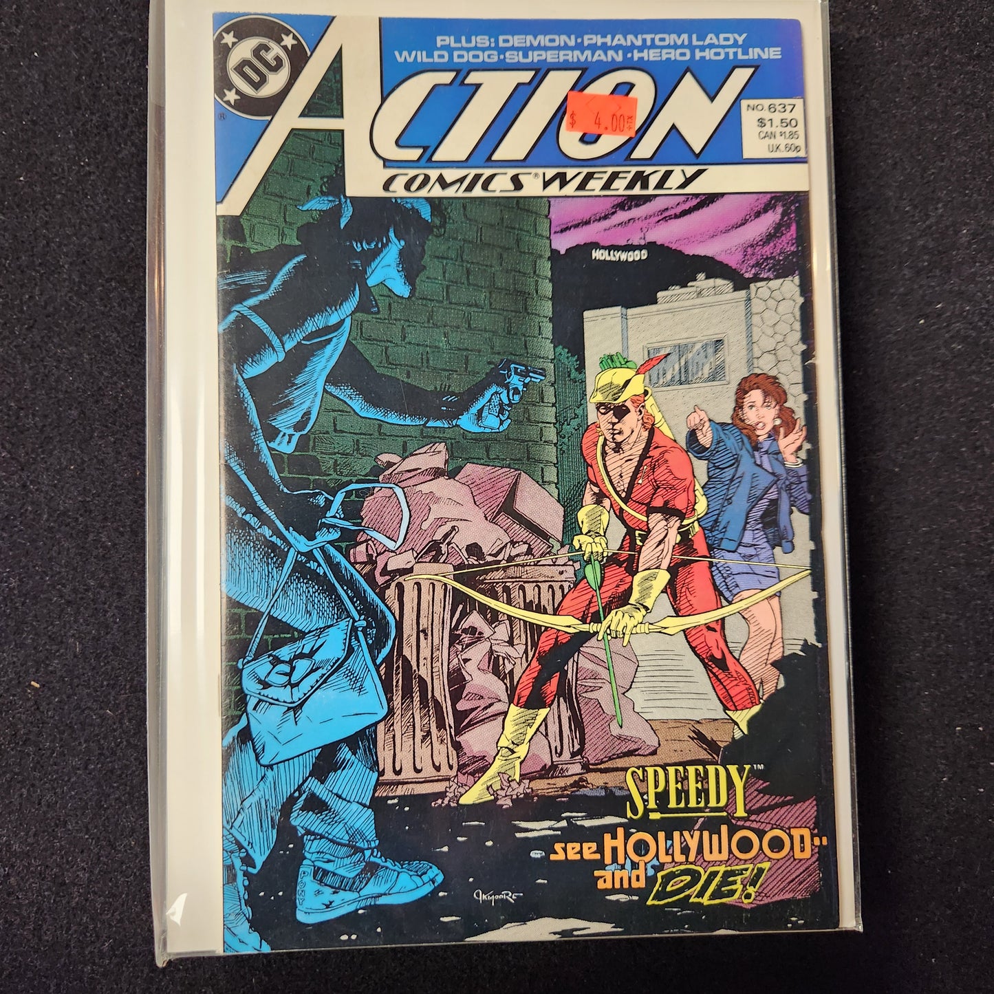Action Comics #637 - Featuring Speedy (DC 1989)