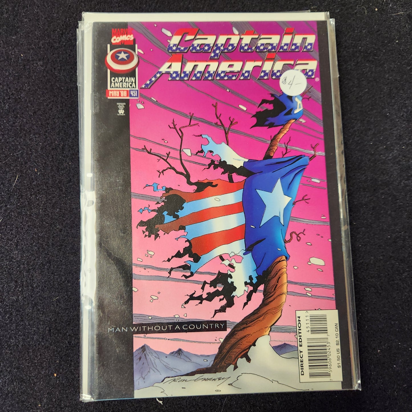 Captain America – Marvel – 1968–1996 – Volume 1 – Ongoing Series – #451