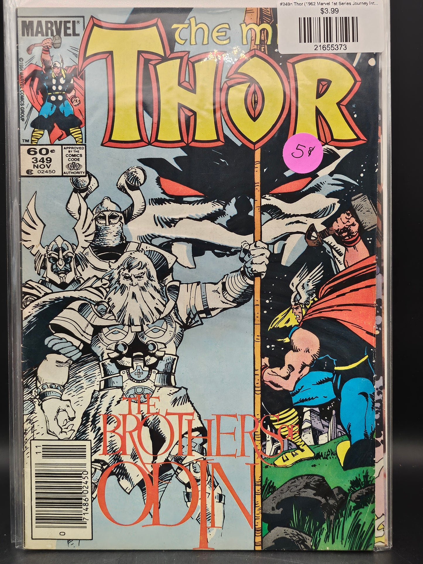 #349n Thor (1962 Marvel 1st Series Journey Into Mystery)