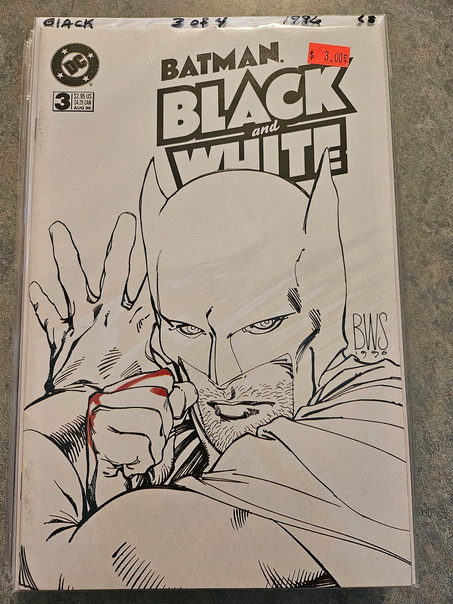 Batman: Black and White – DC Comics – (1996) – Volume 1 – Limited Series – #3 of 4