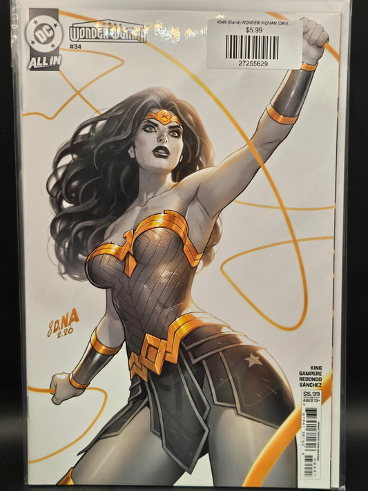 #34B (David) WONDER WOMAN (DAVID NAKAYAMA CARD STOCK VAR)