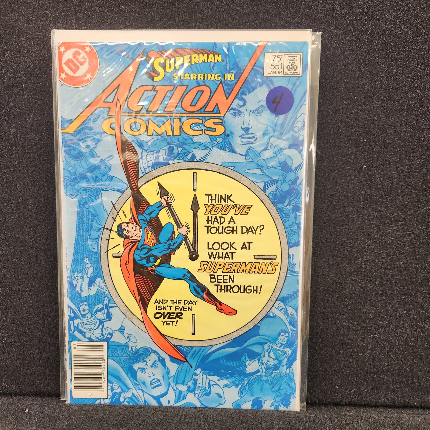 Action Comics #551 - Superman's Rough Day (DC 1984)