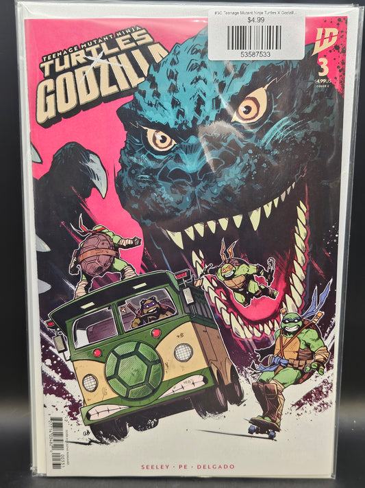 #3C Teenage Mutant Ninja Turtles X Godzilla (2025 IDW)
