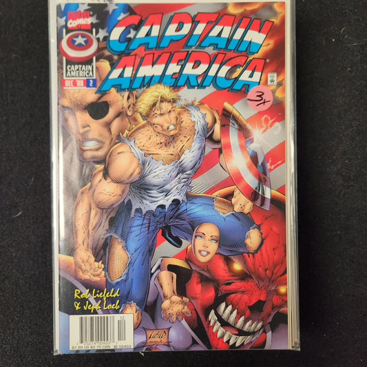 Captain America – Marvel – 1996–1997 – Volume 2 – Ongoing Series – #2 - Cover A