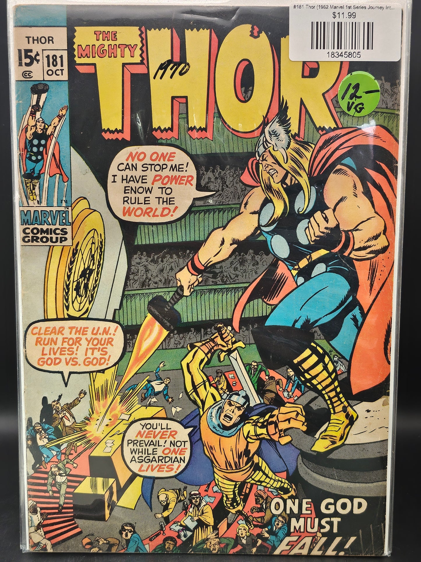 #181 Thor (1962 Marvel 1st Series Journey Into Mystery)