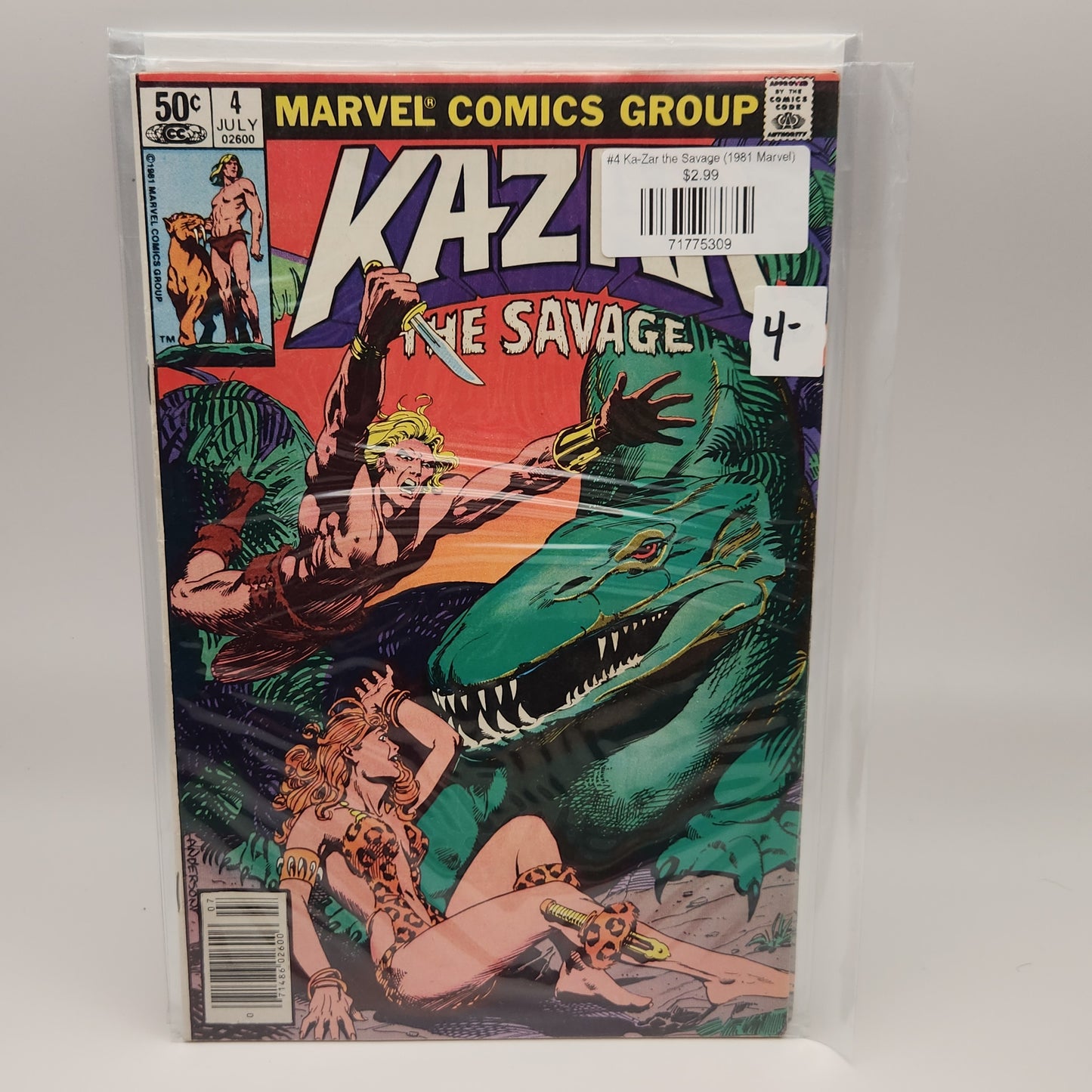 #4 Ka-Zar the Savage (1981 Marvel)