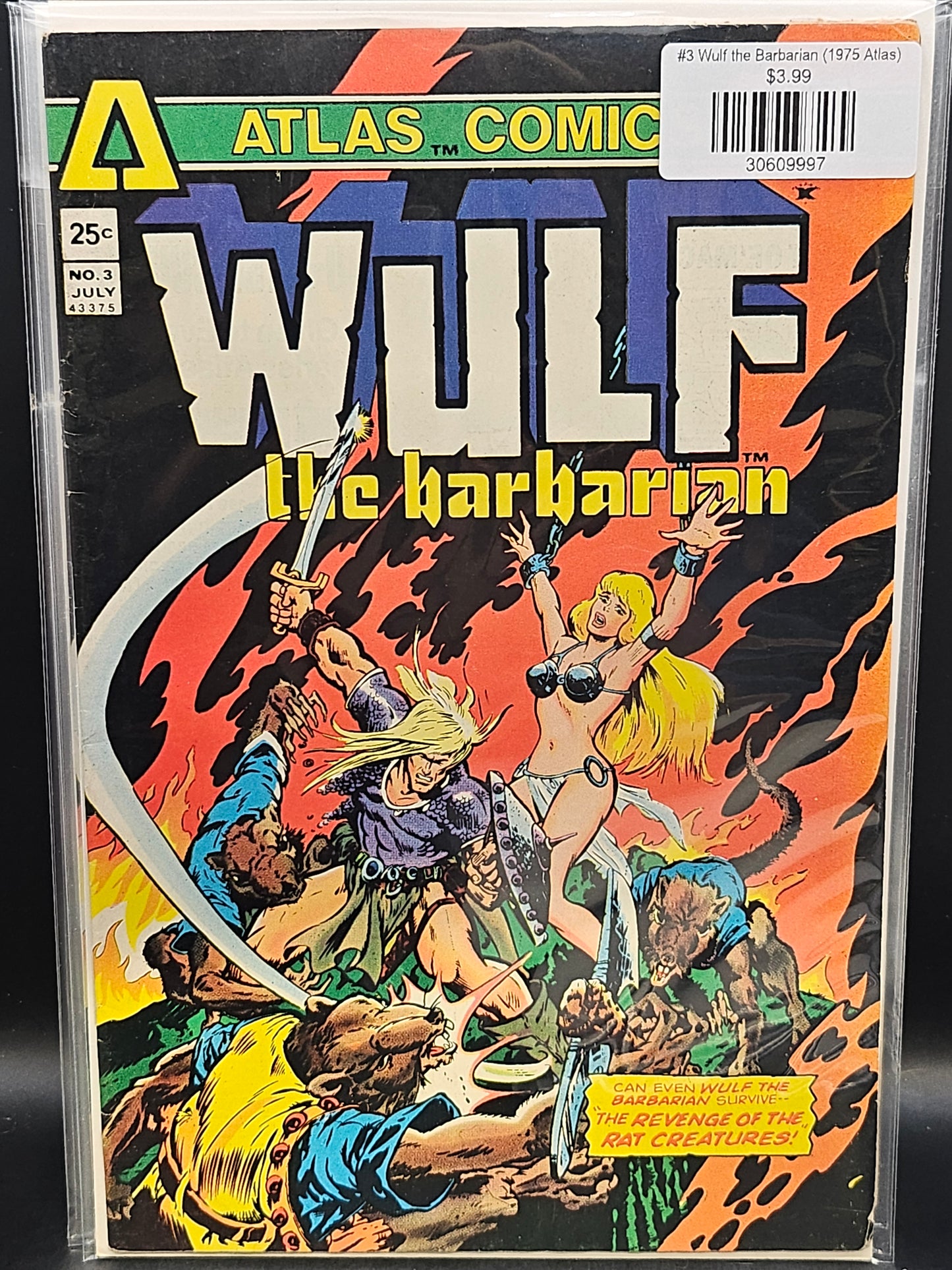 #3 Wulf the Barbarian (1975 Atlas)