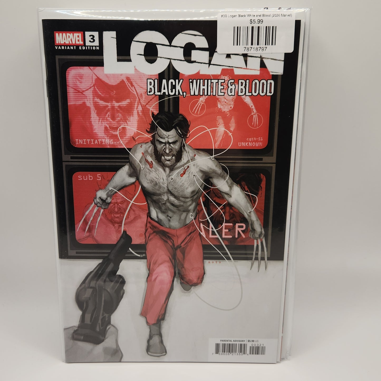 #3B Logan Black White and Blood (2026 Marvel)